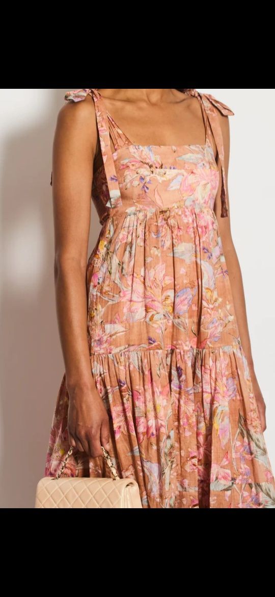 Vestido de algodão Zimmerman