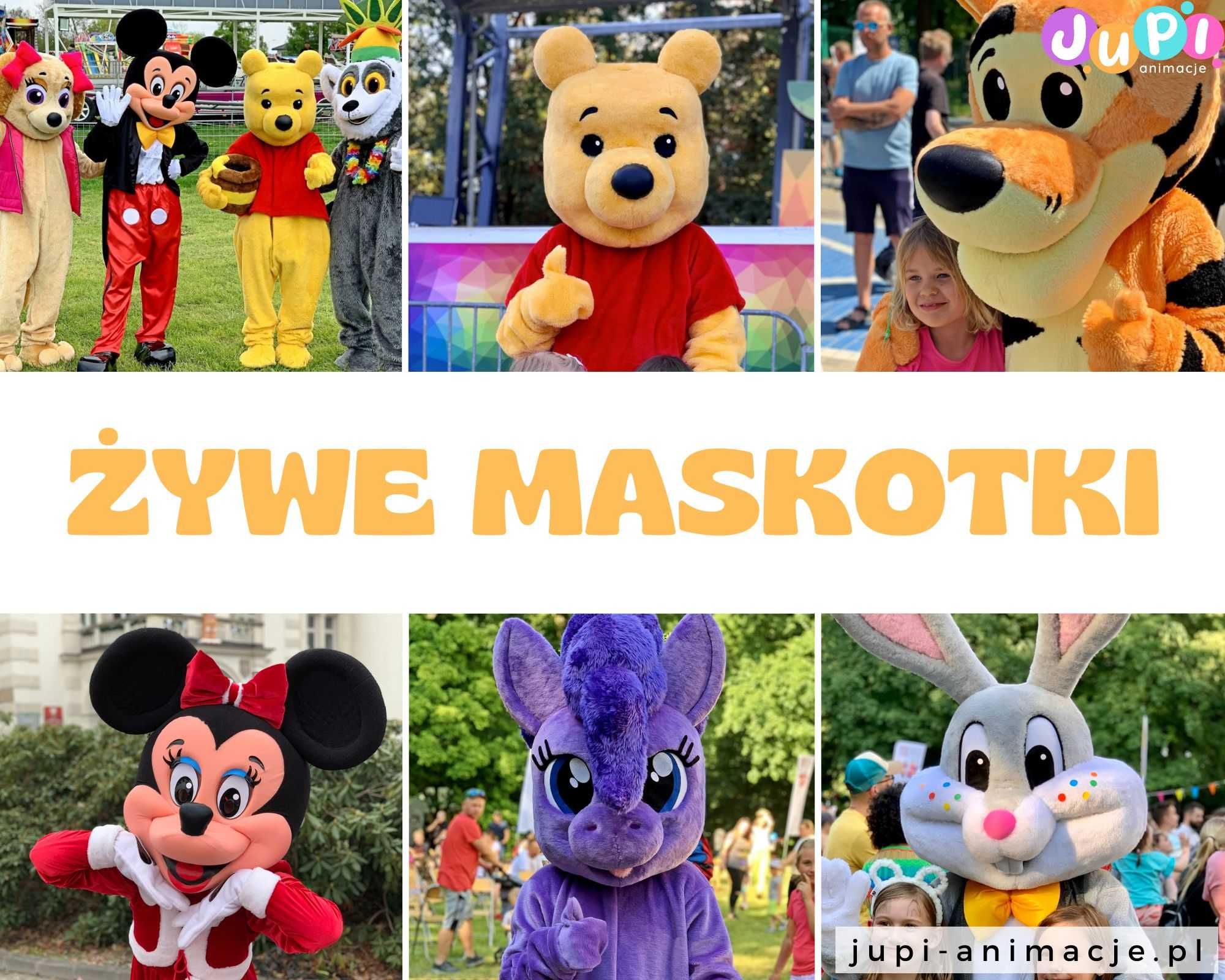 JUPI ANIMACJE - animatorki, żywe maskotki, atrakcje, warsztaty