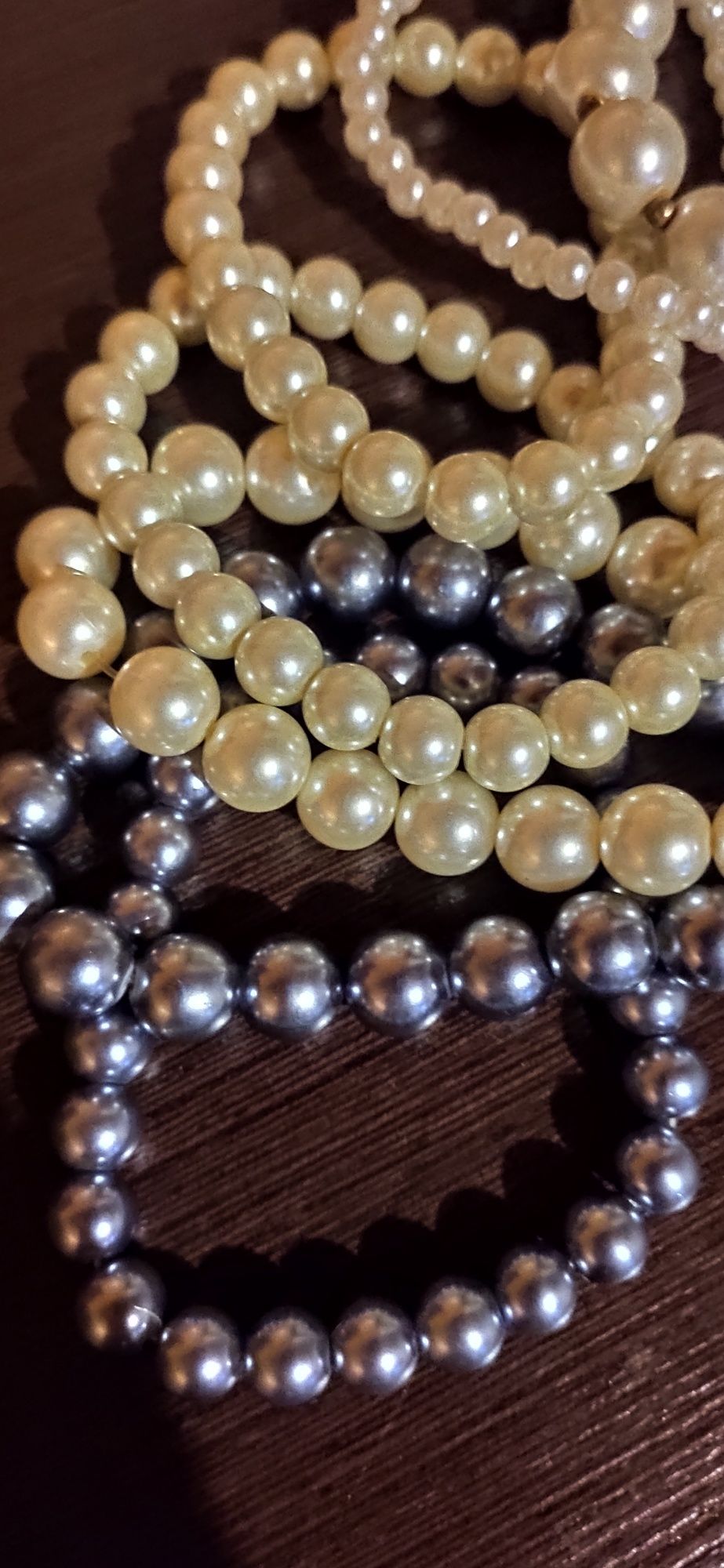Komplet bransoletek perły