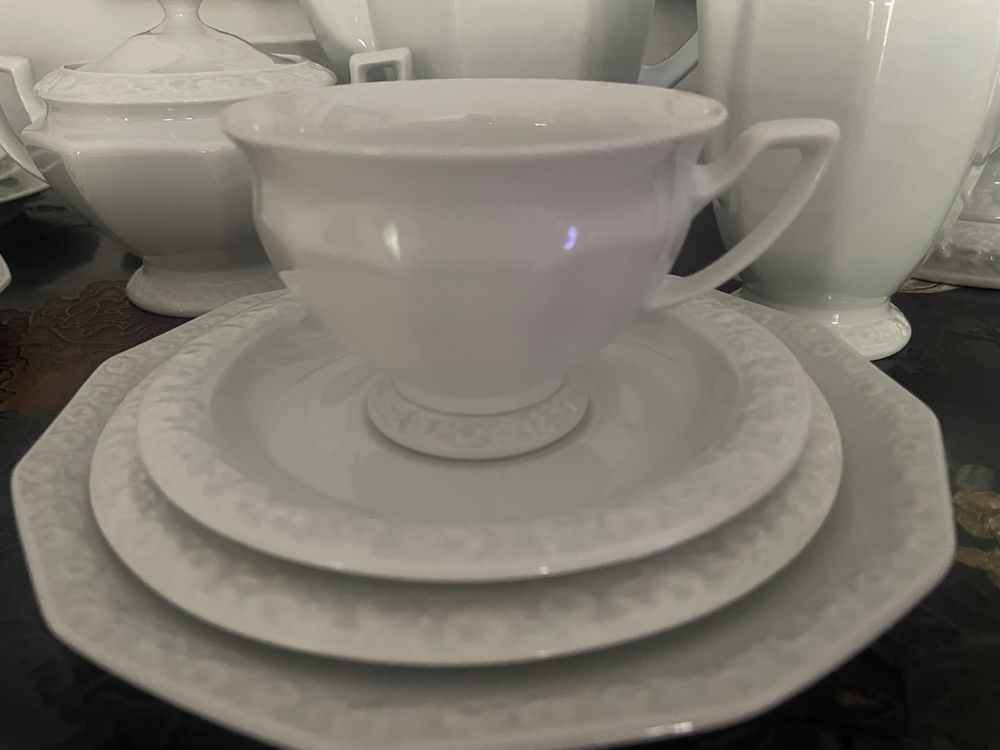 Rosenthal , biała Maria - serwis do kawy