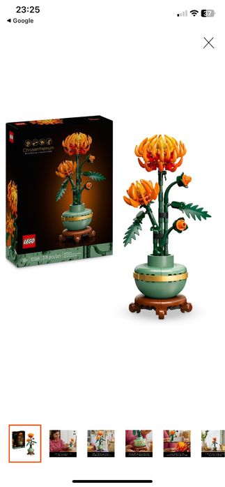 Lego  chryzantema