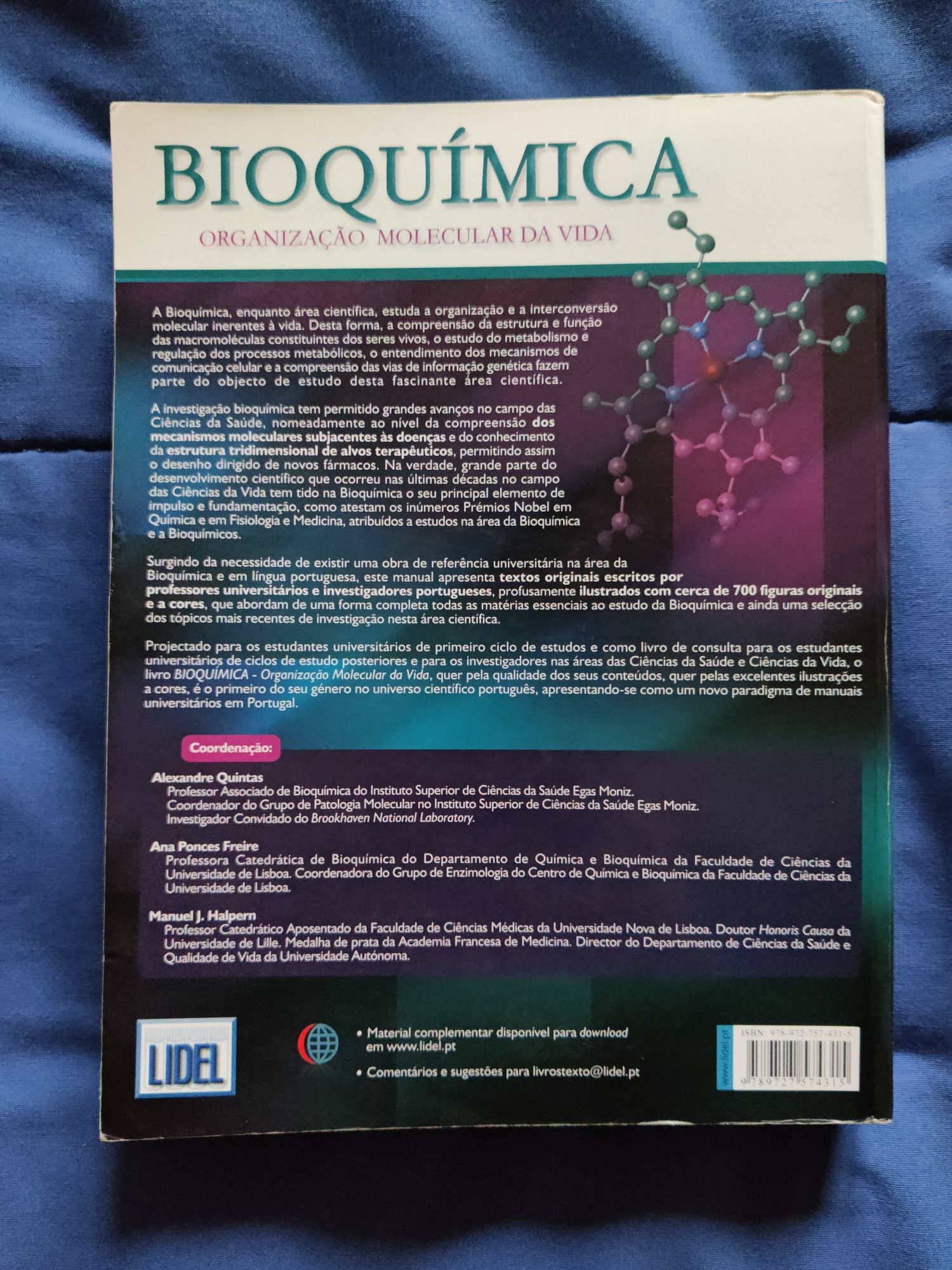 Bioquímica organização molecular da vida