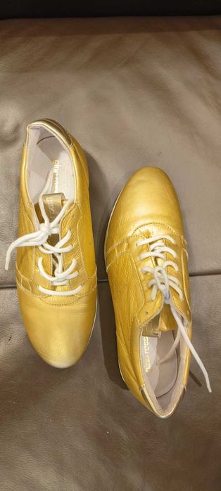 Eleganckie złote sneakersy Gino Rossi,rozm.36 nowe.