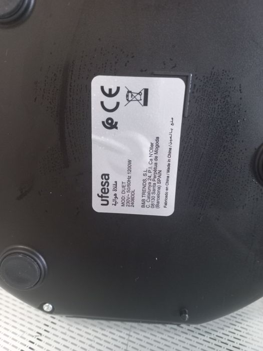 Air Fryer Ufesa Duet