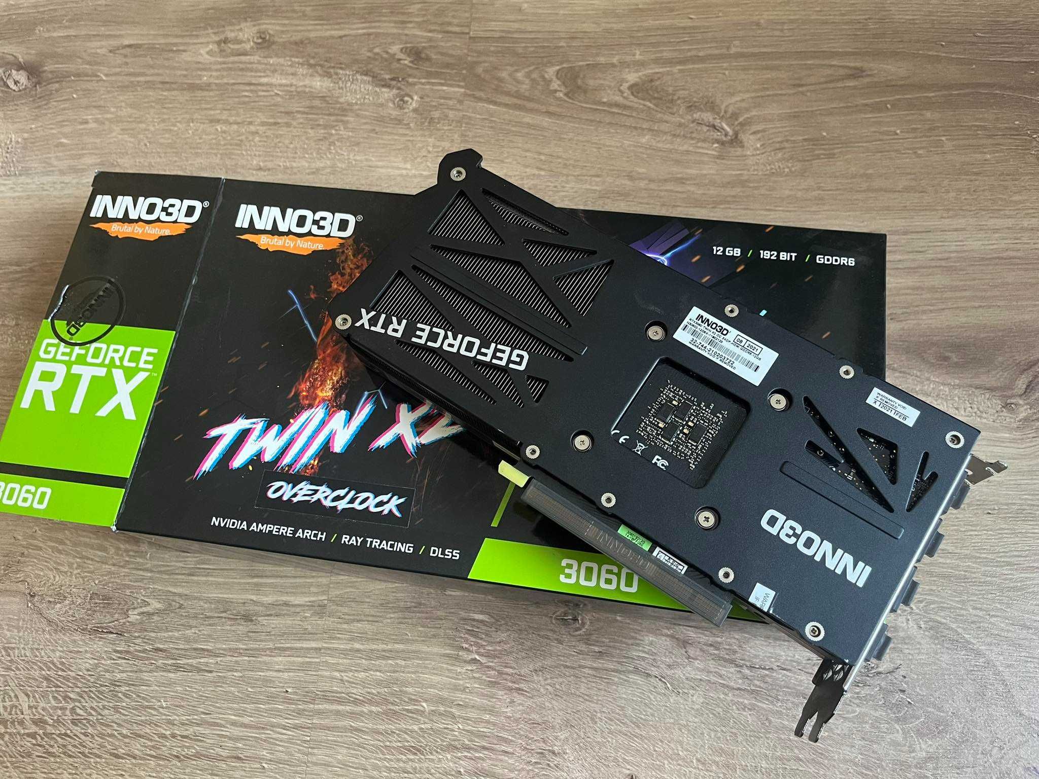 Karta graficzna INNO3D GeForce RTX 3060 Twin X2 OC LHR 12GB stan BDB