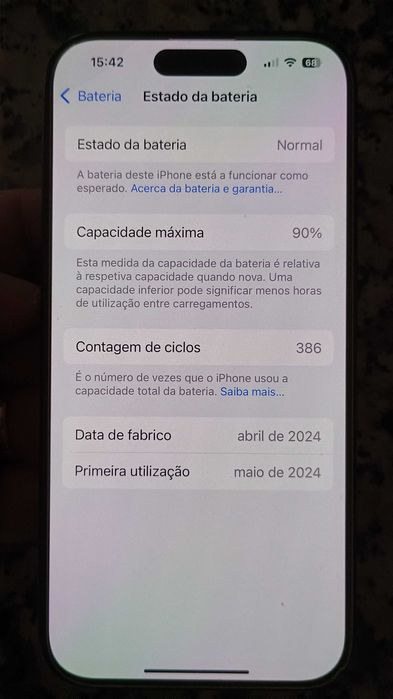 iPhone 15 Pro 128GB Titânio Azul 2024