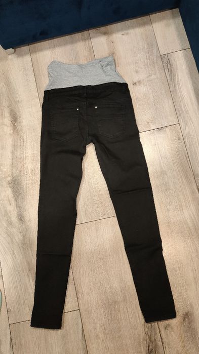 Spodnie ciążowe r 36 stan bardzo dobry czarne