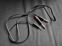 Kabel audio AUX - 2x Jack 6.3mm - 1.5m (Reds Music)