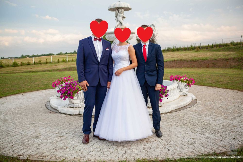 Suknia ślubna 38 + welon gratis