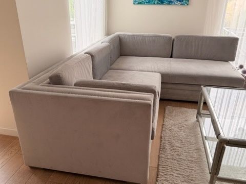 Narożnik szary Glamour Primavera Home