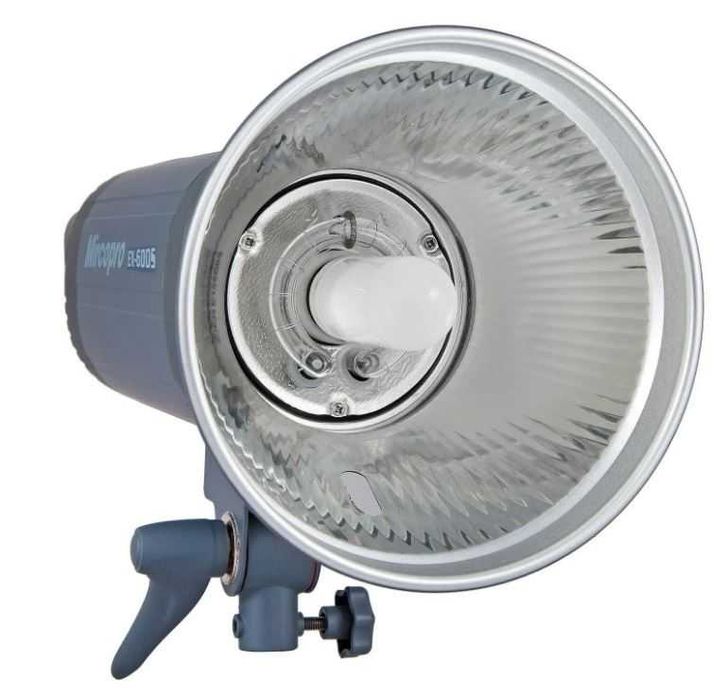 Вспышка Mircopro EX-600S с рефлектором + софтбокс (фотовспышка студия)