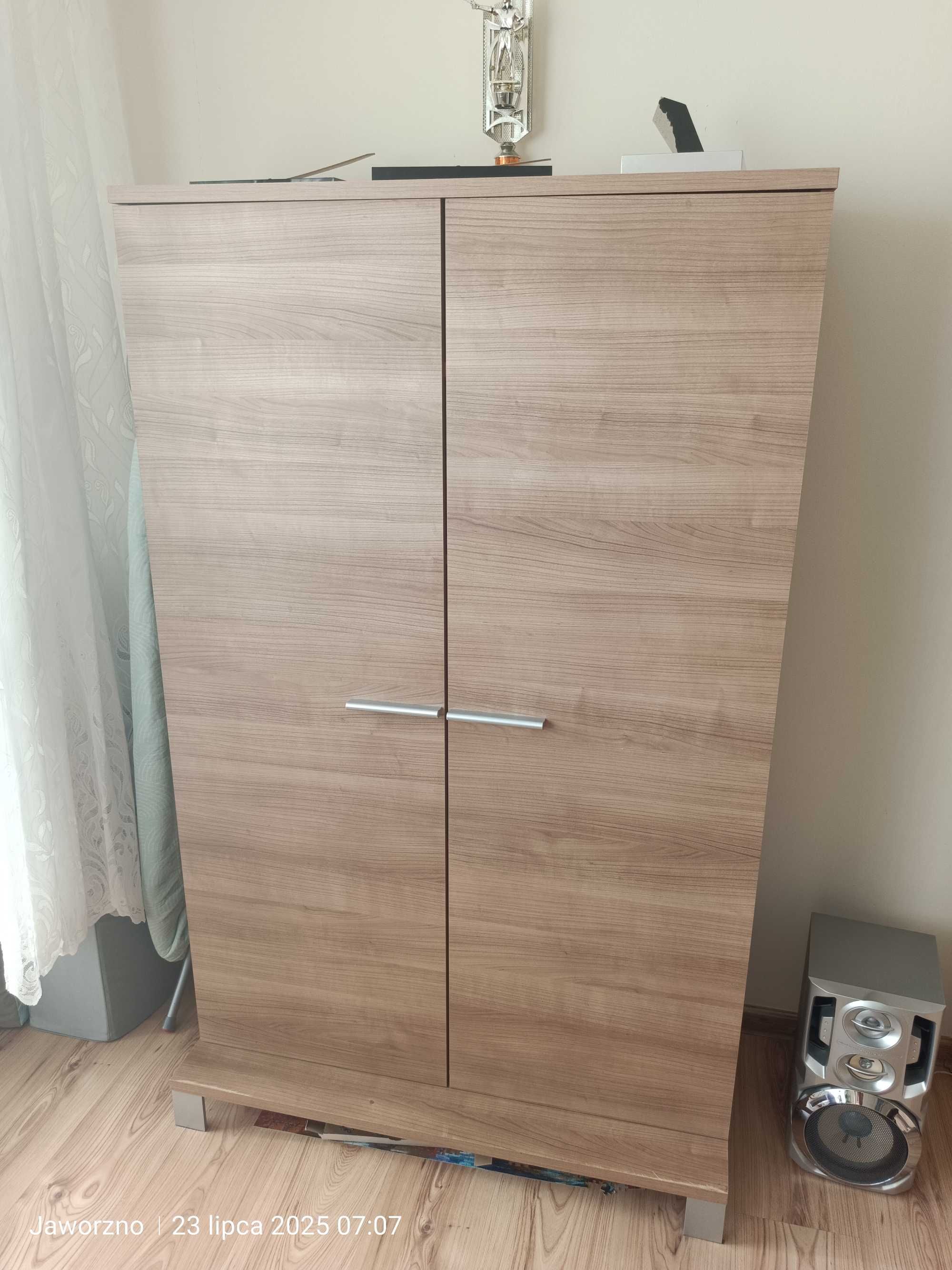 Zestaw 3 mebli – szafa, barek, regał TV