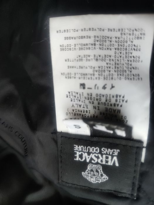 Kurtka VERSACE JEANS CULTURE  S/M w kolorze czarnym