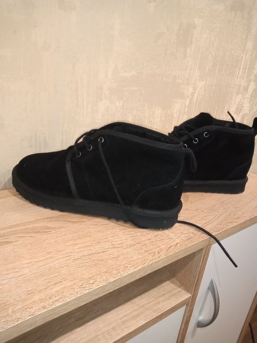 Чоловічі замшові ботінки alpine Design теплі на натуральній овчині