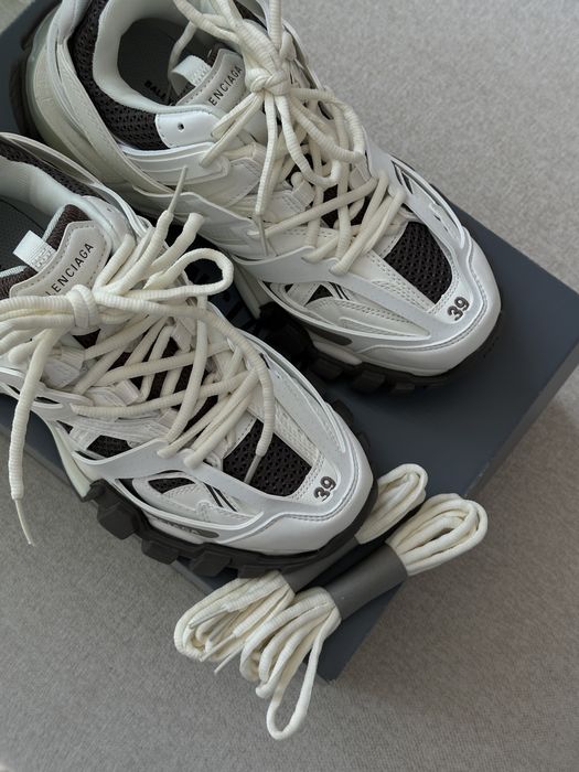 БЕЗ ПЕРЕДОПЛАТ‼️Жіночі кросівки BALENCIAGA Track 3.0 Cream Brown