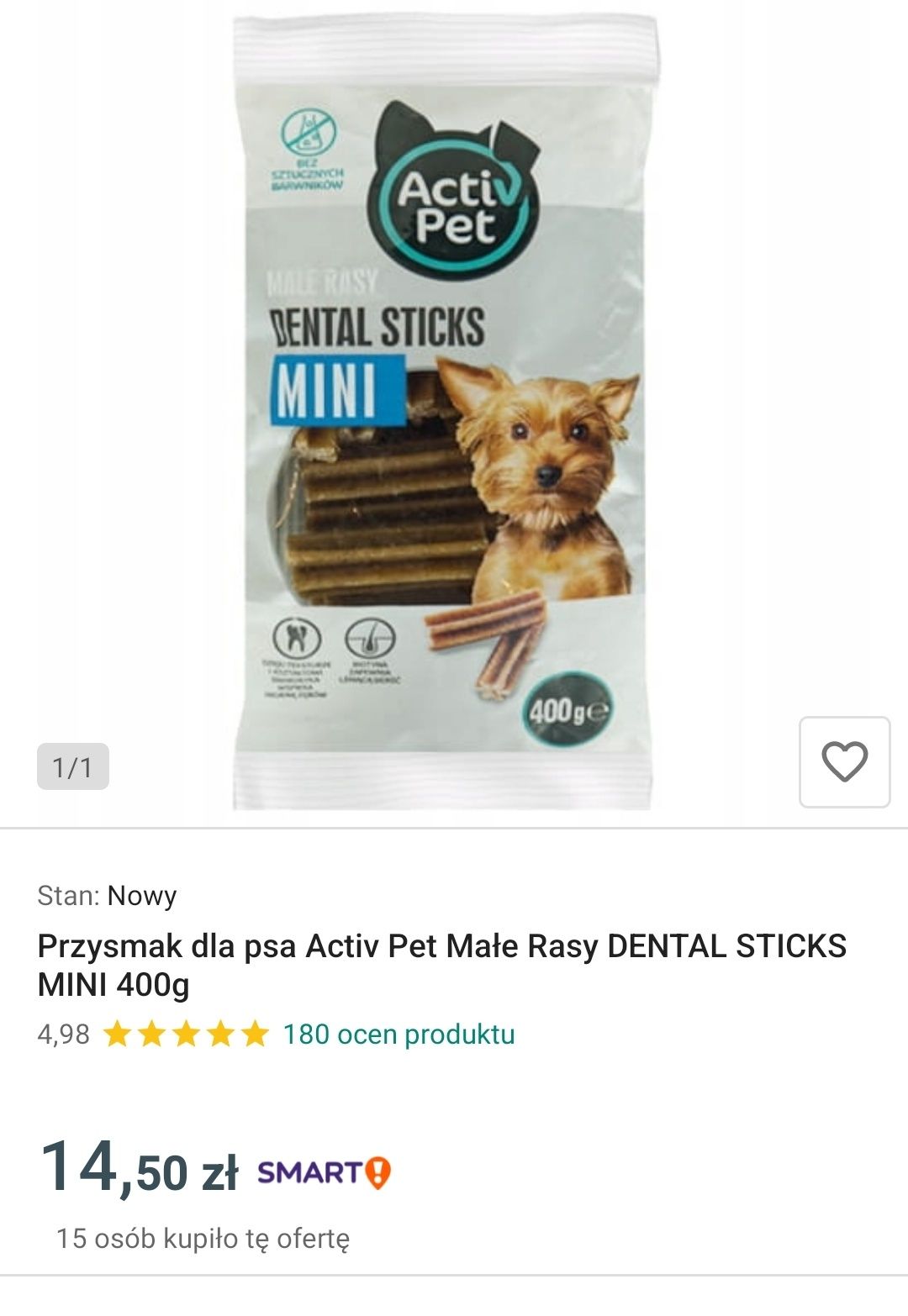 Przysmak Activ pet Dental Sticks i

DENTAL STICKS MINI