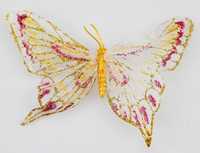 Broszka plastikowy motyl ozdoba przypinka