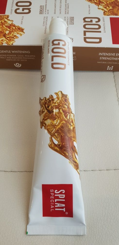 SPLAT GOLD! LUXURY  TOOTHPASTE!  Special series! 75 ml.