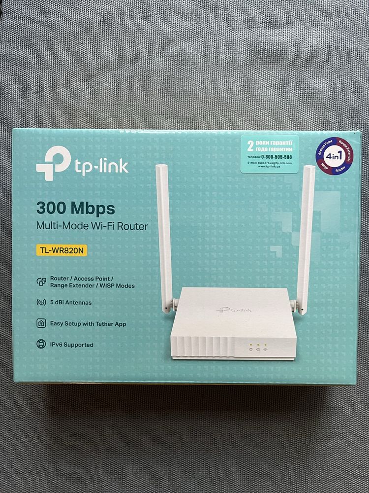 Роутер tp-link tl-wr820n