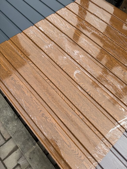 Blacha trapezowa drewnopodobna T-7 Złoty Dąb