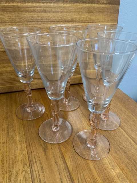 komplet 6 sztuk Puchary szklane do deserów 620 ml duże