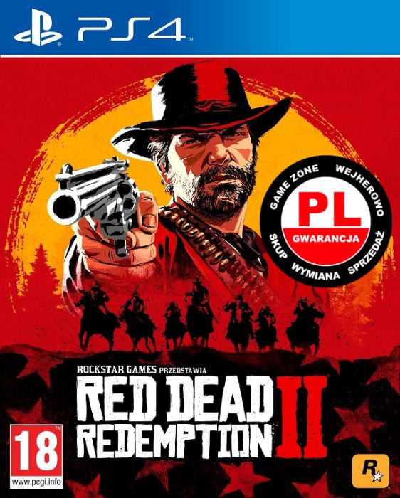 Red Dead Redemption 2 PS4 + Slim + Pro + PS5 = PŁYTA PL Wejherowo