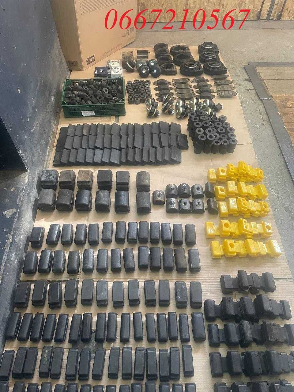Подушки, втулки, відбійники Газ 52, Газ 53, Газ 66, Газ 3307, Уаз