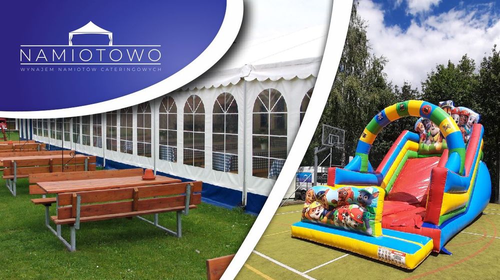 Namioty cateringowe i zamki dmuchane