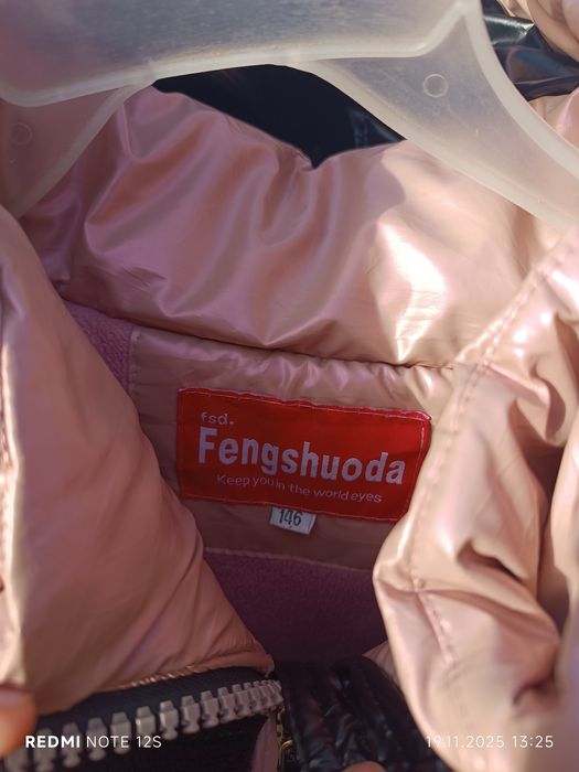 Зимова дитяча куртка дівчинка зимняя детская курточка девочка 146 р