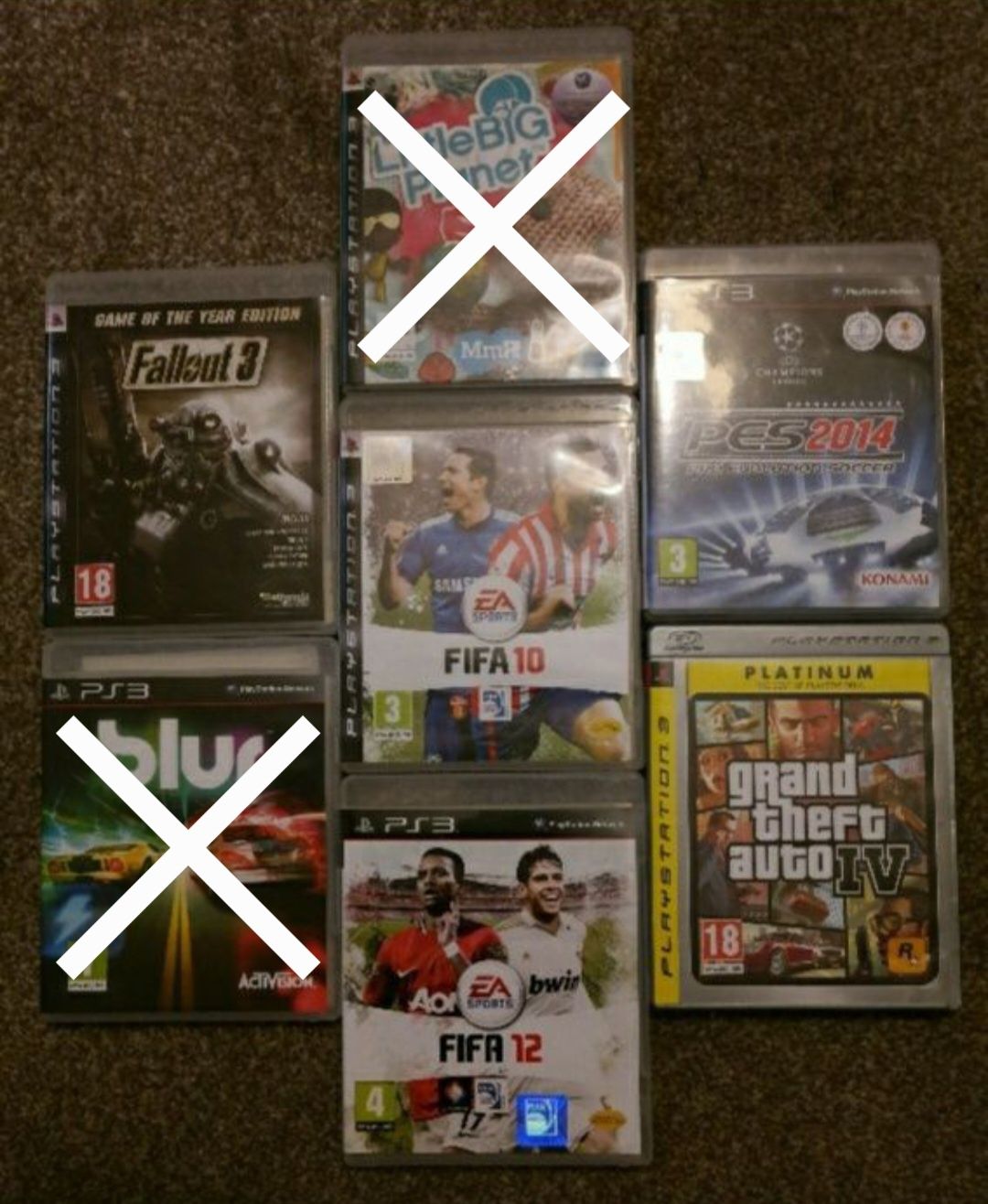 Vários jogos PS3