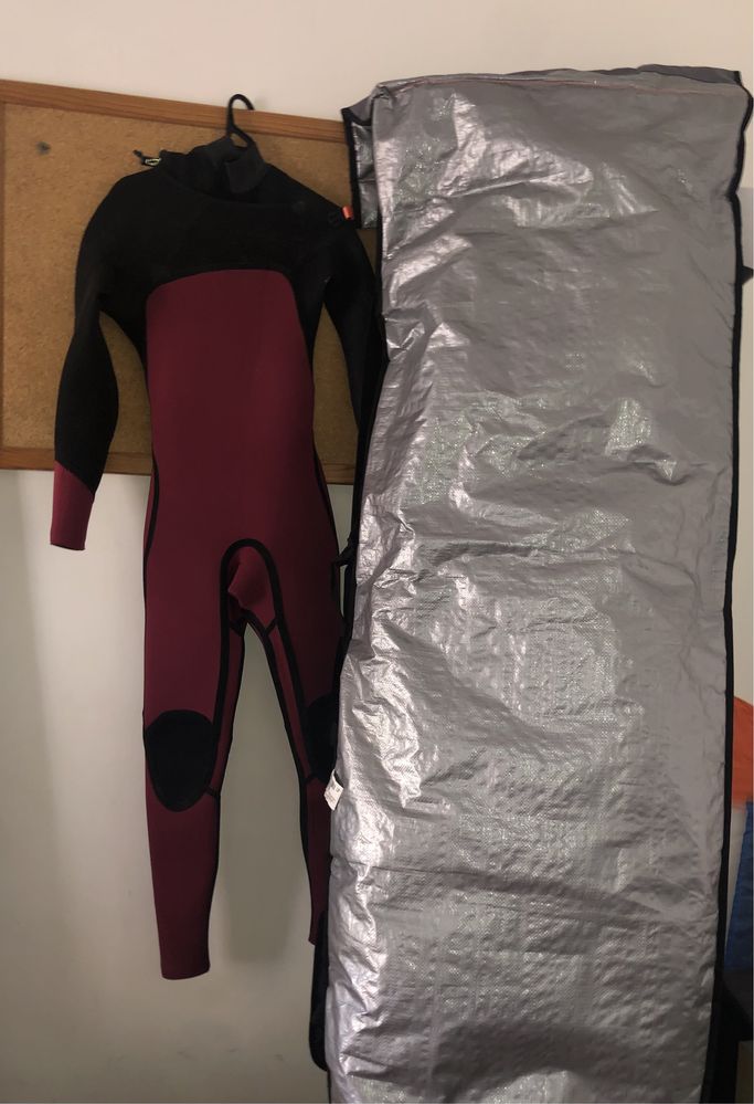 Prancha Surf + Fato + Saco de prancha (conjunto)