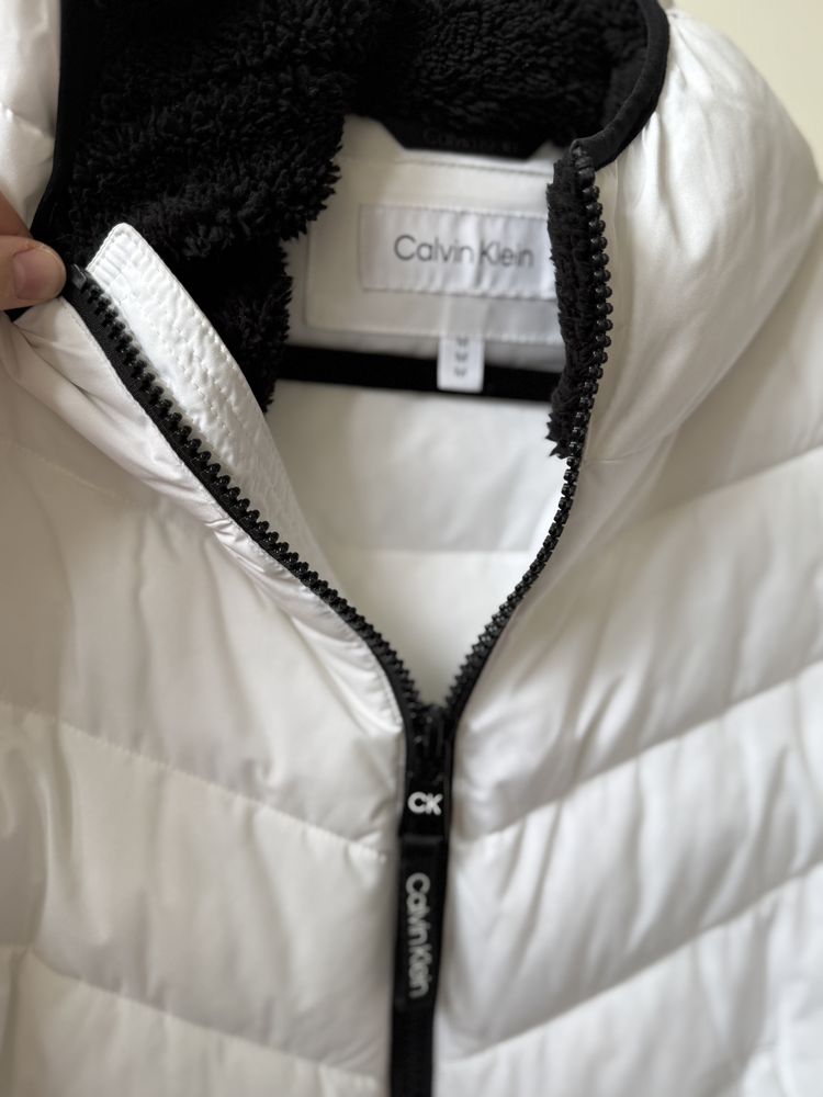 Kurtka zimowa puchowa calvin klein - rozmiar m