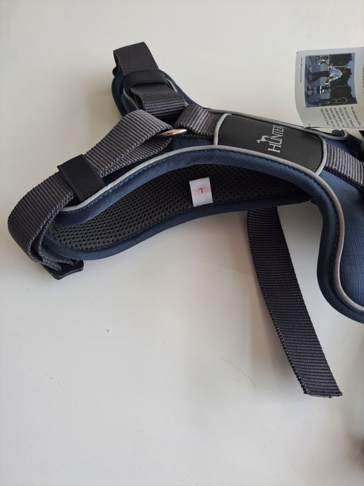 Arnes para cão Hunter Tamanho L Azul/Cinza