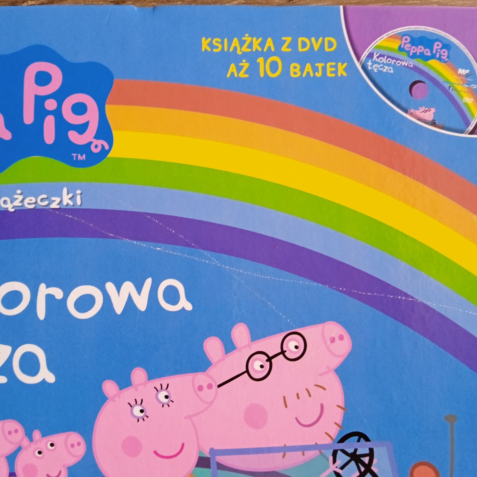 Książeczka Świnka Peppa + płyta DVD z bajkami