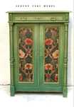 Komoda bielizniarka vintage zielona shabby  chic