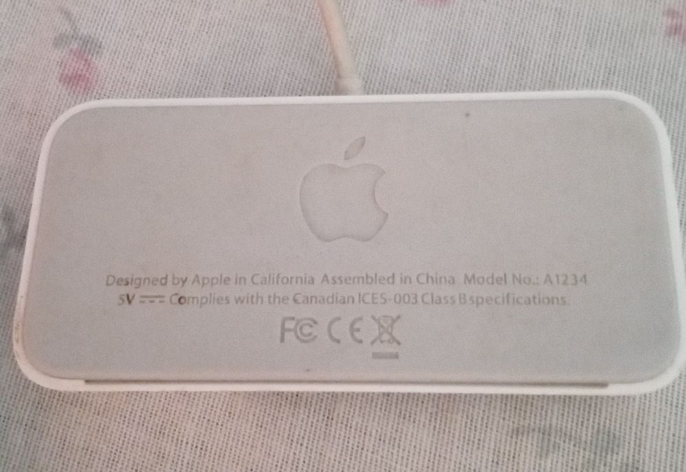 Promoção Carregador com fios da Apple modelo A1234 para iPhone  A133