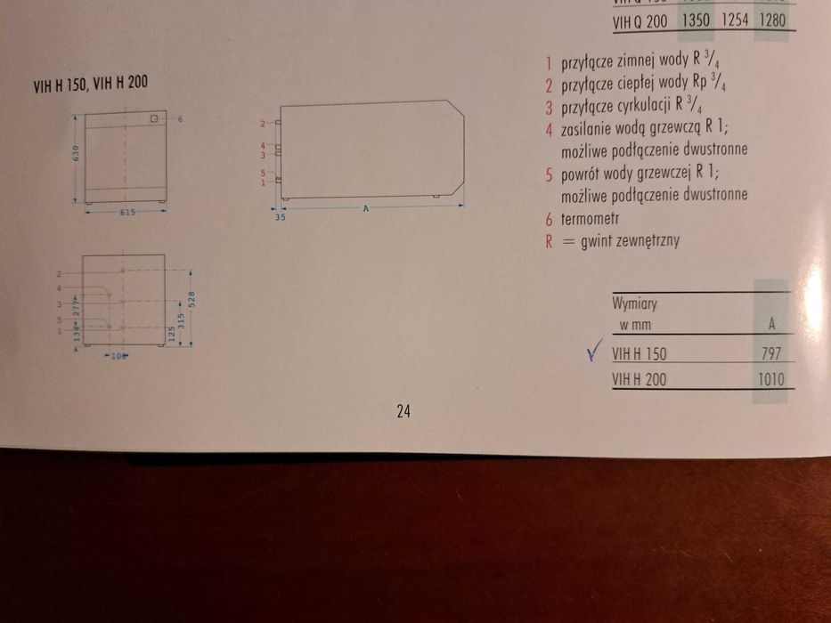 Piec gazowy VAILLANT VK 31/6-2 XE Premium 31KW + zasobnik c. wody 150L