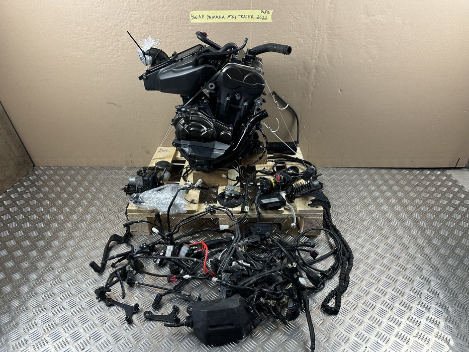Yamaha MT07 MT-07 MT 07 SWAP 2022 Silnik Engine Motor Komplet LTZ LTR