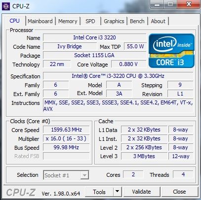 Материнская плата Asus P8H61-MX USB3 + Intel Core i3-3220 3.30GHz