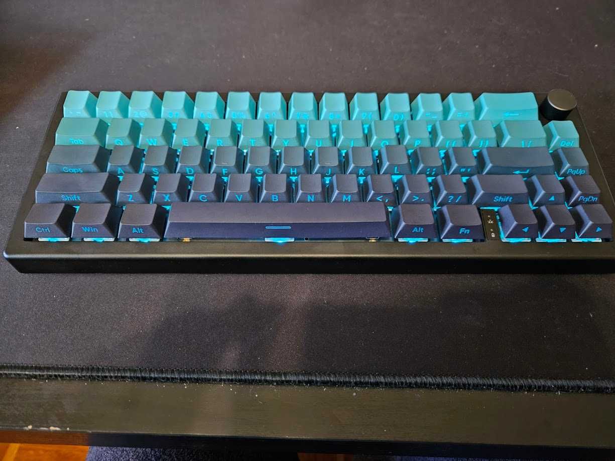Teclas PBT, gradiente, retroiluminadas