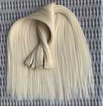 Premium Ultra włosy doczepiane, jasny blond,16 klipsów clip in ( 210 )