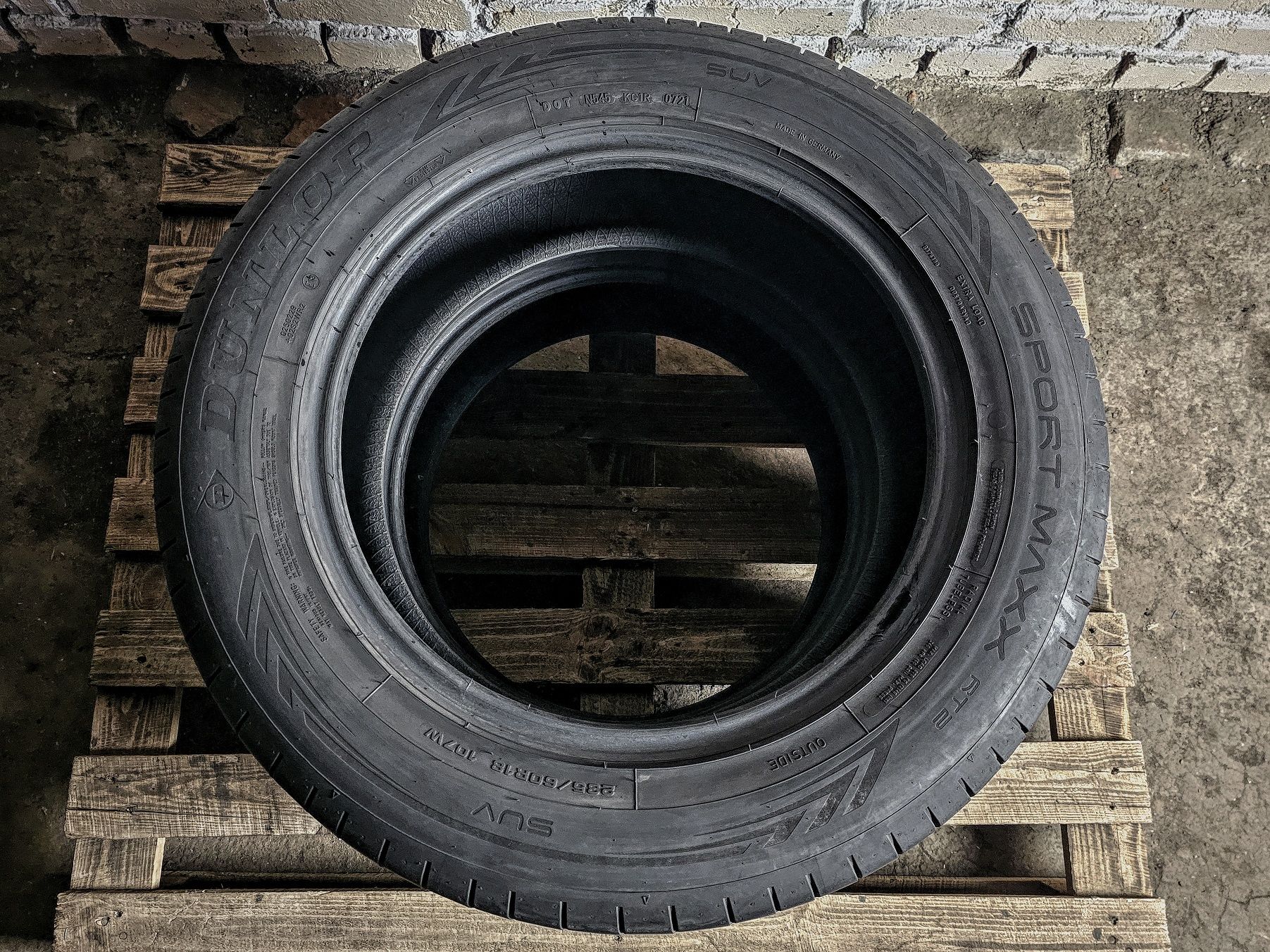 Пара 235/60r18 Dunlop | 7mm | 2021 | Germany | Преміум шини | Ідеальні