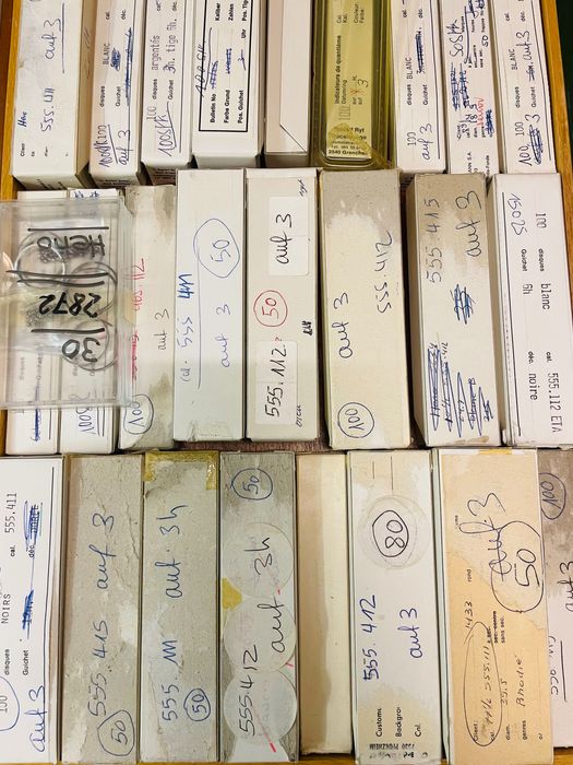 Conjunto de calendários de relógios