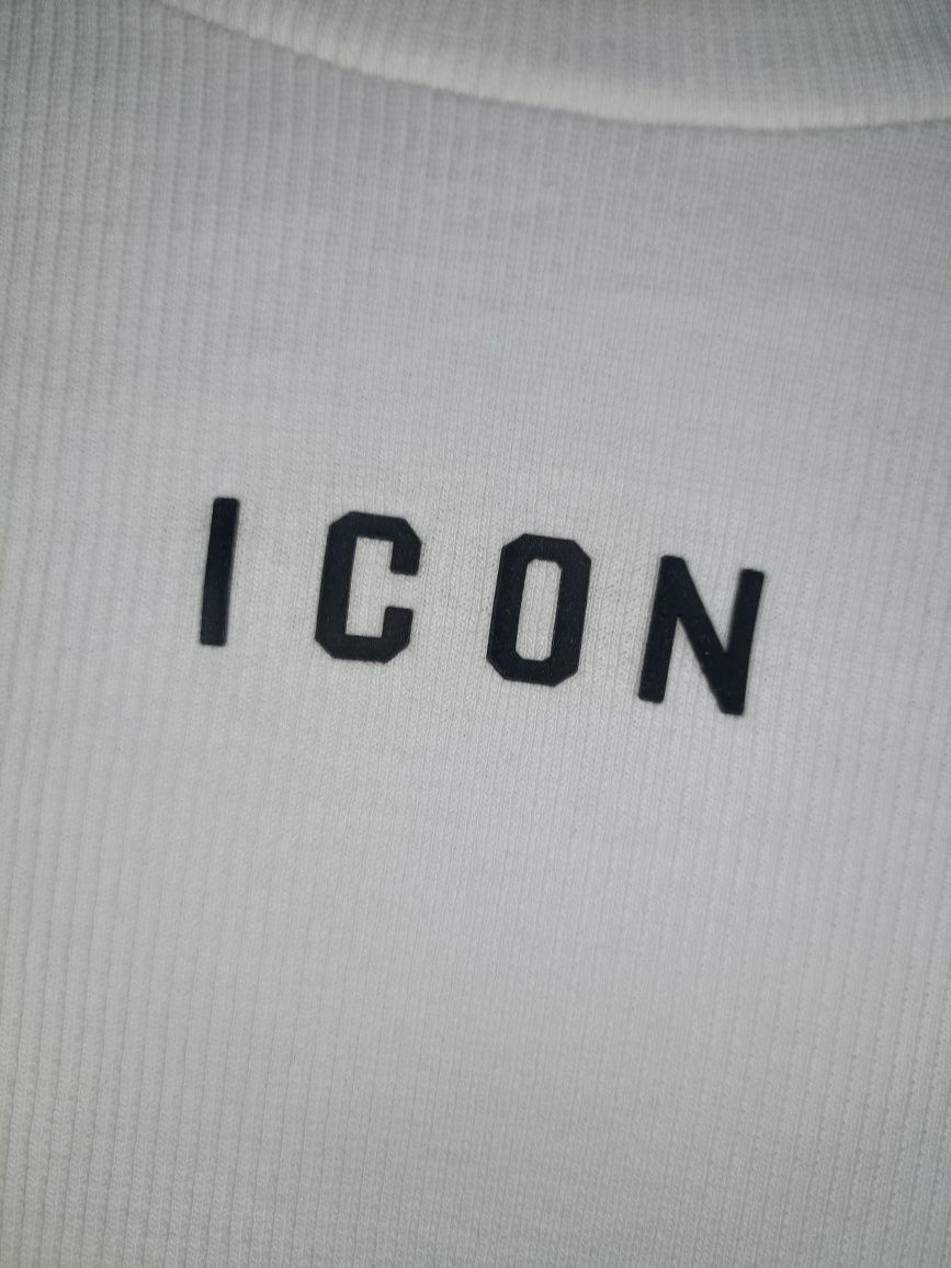 Bluzka prążek napis icon