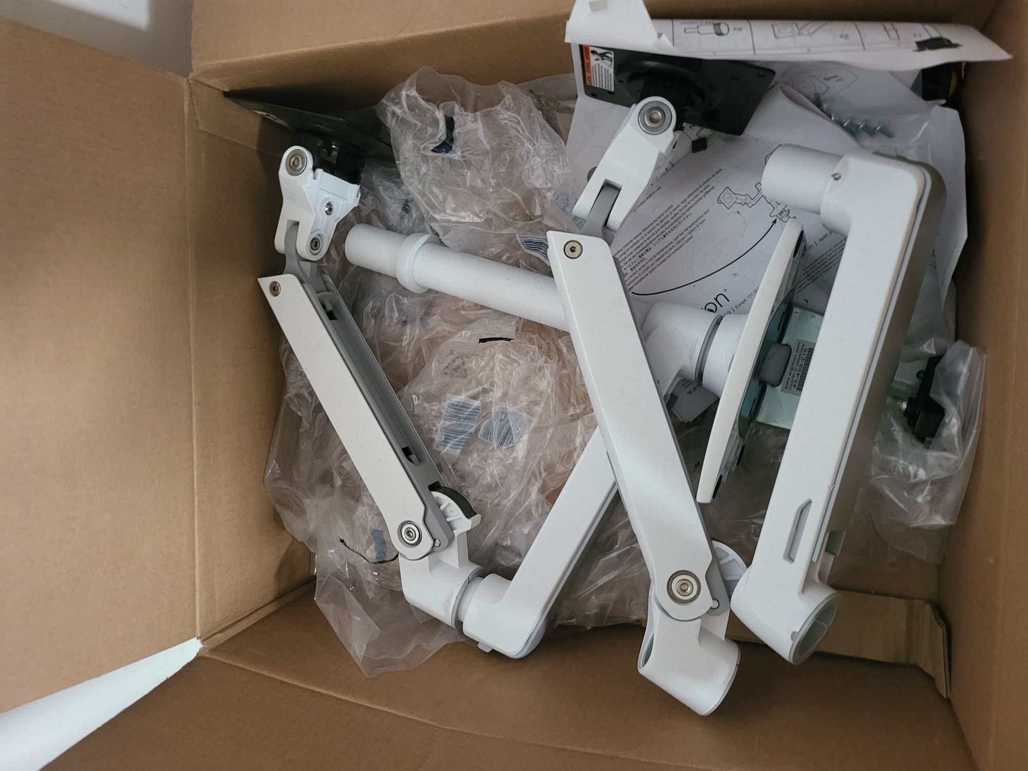 Ergotron LX Dual Stacking Arm Nowy  Uchwyt do monitorów podwójny
