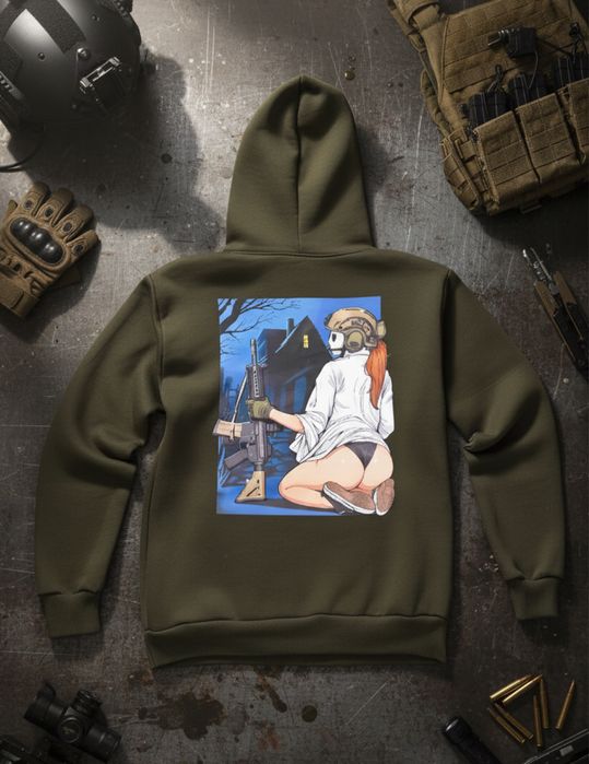 Чоловіча худі на флісі мілітарі, мужская худи с капюшоном в 3 цветах