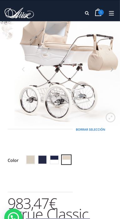 Коляска 2 в 1 arrue hesba cybex anex inglesina