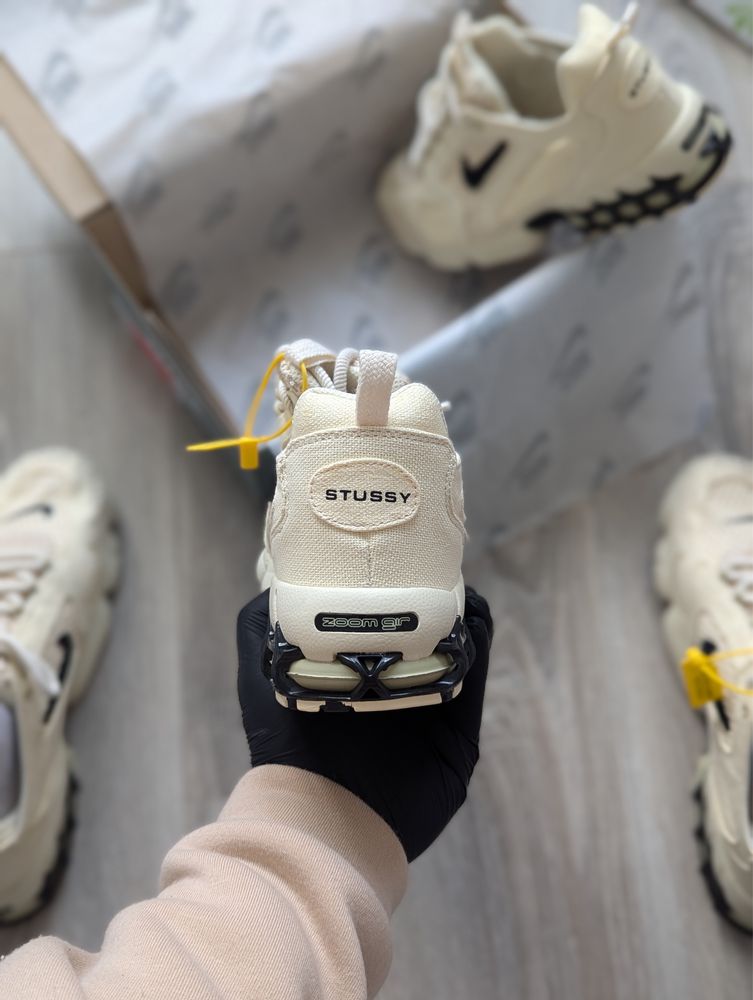 Nike Air Zoom Spiridon Cage 2 Stussy Fossil (кроссовки найк