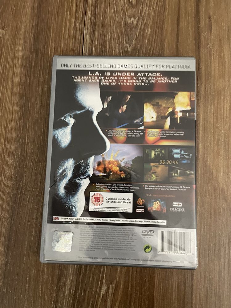 Gry PS2 zestaw 2 gier, Tekken 4 i The 24