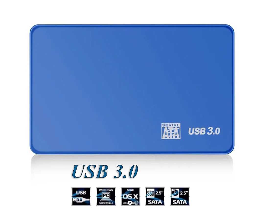 Внешний карман HDD SSD USB 3.0 2,5''. USB карман для жесткого диска